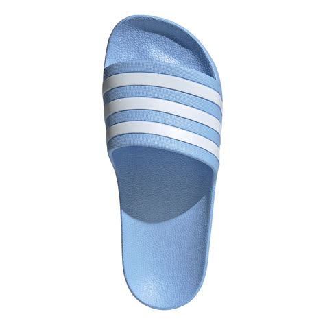 adidas badelatschen blau weiß|adidas aqua adilette preis.